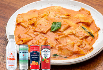 ¡kombo-•-pappardelle-al-teléfono-x-sanpellegrino-naturali